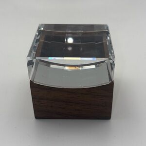 Swarovski Magic Box Out of Africa Arik Levy Crystal Wood 681179 Signed 2x2